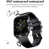 T19 Pro 1.96 inch IP67 Waterproof Silicone Band Smart Watch, Supports Dual-mode Bluetooth Call / Heart Rate Monitoring(Gold)