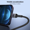 Yesido CA165C 60W USB + USB-C / Type-C to USB-C / Type-C 2 in 1 Fast Charging Data Cable, Length:1.2m(Black)