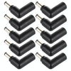 10 PCS 4.5 x 3.0mm Female to 5.5 x 2.1mm Male Plug Elbow Adapter Connector