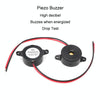 DC 3-24V Piezo Buzzer 95dB Continuous Alarm