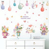 3 Packs Easter Egg Cartoon Glass Window Decoration Wall Sticker, Specification: Combination 5