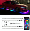 Car Modification Symphony Voice Control LED Chassis Lights, Specification:2 x 60cm + 2 x 180cm