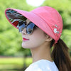 Women Summer Casual  Going Out Ultraviolet-proof Korean Style Folded Sun Block Hat Breathable And Light