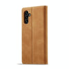 For Samsung Galaxy A36 5G LC.IMEEKE Strong Magnetism Microfiber Leather Phone Case(Brown)