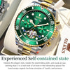 OLEVS 6605 Men Multifunctional Waterproof Mechanical Watch(Green)