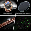 OLEVS 2871 Men Multifunctional Sports Chronograph Luminous Quartz Watch(Black)