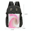 LIJIEBAO Retro Canvas Shoulder Bag Outdoor Casual Backpack Large Capacity Computer Bag(Khaki)