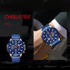 FNGEEN 5225 Multifunctional Waterproof Quartz Watch, Color: Blue Steel Rose Shell Blue Surface