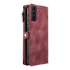 For Samsung Galaxy S21+ 5G Fantasy Multifunctional Zipper Wallet Leather Phone Case(Red)