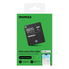 MOMAX PINCARD BR8 Finder: Apple Find My Tracker, Wireless Charging, Black