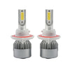2pcs H13 18W 1800LM 6000K Waterproof IP68 Car Auto LED Headlight with 2 COB LED Lamps, DC 9-36V(White Light)