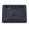 N19 USB Powered Portable Silent Fan Laptop Cooling Pad Stand (Black)