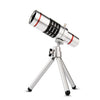 Outdoor Telescope Mobile Phone Accessories Shooting Telephoto Lens with Universal Metal Clip( 18X)