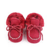 D2245 Winter Warm Baby Cotton Boots Plus Velvet Thickened Baby Walking Shoes, Size: 13cm(Red)