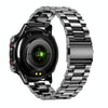 ET482 1.43 inch AMOLED Screen Sports Smart Watch Support Bluetooth Call /  ECG Function(Black Steel Band)