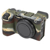 For Sony ILCE-6700 / A6700 Glossy Soft Silicone Protective Case(Camouflage)