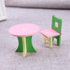 Simulation Miniature Wooden Furniture Kids Toys Doll House Set(556)