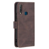 For vivo Y11 / Y15 / Y12 / Y17 Magnetic Clasp RFID Blocking Anti-Theft Leather Case with Holder & Card Slots & Wallet(Brown)