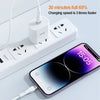 TOTU CB-2 Series USB-C / Type-C to 8 Pin Aluminum Alloy Skin Feel Data Cable, Length:1m(White)