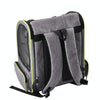 Breathable Pet Carrier Backpack (Orange) - Lightweight & Foldable