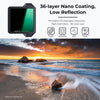K&F CONCEPT SKU.1808 ND1000 GND8 Multi-Coated Neutral Density Filter with CPL Square Filter