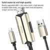 Yesido HM12 2m 8 Pin to HDMI 1080P HDTV Adapter with Charging Cable(Black+Gold)