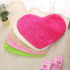 Heart Shape Non-slip Bath Mats Kitchen Carpet Home Decoration, Size:40*50CM(Magenta)