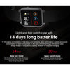SMA-F1 1.3 inch TFT Full Touch Screen IP68 Waterproof Smart Sports Watch, Support Dynamic Heart Rate & Blood Pressure & Sleep Detection / Bluetooth / Alarm Clock / Photo Control(Black)