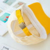 C0408 Spring Smiley Pattern Baby Peaked Cap Sunscreen Shade Baseball Hat, Size: 48-52cm(Blue)