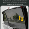 Car Magnetic Summer Sun Protection Insulating Privacy Curtain, Specification: Main Driver Arc