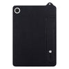 For Samsung Galaxy Tab A9 TPU Leather Back Tablet Case with Wristband(Black)