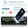 A2818 Car Bluetooth Speakerphone Car MP3 Player Function Touch Double U Disk Colorful Lights Radio, Specification: Standard+16G Memory Card