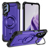 For Samsung Galaxy A16 5G Lens Holder MagSafe Phone Case(Purple)