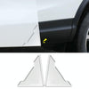 1pair/2pcs Car Door Corner Bumper Stickers Scuff Protection Stickers(Transparent)