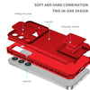 For Samsung Galaxy S25+ 5G Stereoscopic Holder Sliding Camshield Phone Case(Red)