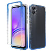 For Samsung Galaxy A05 Shockproof Clear Gradient PC + TPU Phone Case(Blue)