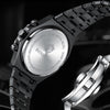 BINBOND B0161 Multifunctional Luminous Waterproof Business Quartz Watch, Color: Black Steel-Blue