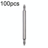 100pcs /Set 304 Stainless Steel Strap Connecting Rod Strap Switch Lugs, Spec: Double (1.8x23mm)