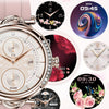 CF32 1.27 inch Screen Lady Smart Watch, Steel Band, Support Female Physiology Monitoring & 100+ Sports Modes(Gold)