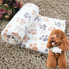 Warm Fleece Dog Kennel Mat, Beige, Small (40x60cm)