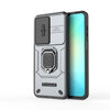 For Samsung Galaxy A26 5G Sliding Camshield TPU + PC Shockproof Phone Case with Holder(Grey)