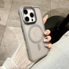 For iPhone 12 Pro Max Heat Dissipation MagSafe Shockproof Phone Case(White)