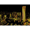 Bright City DIY Drawing Picture Wall Painting Scratch Card Golden Night View Paint Arts Paper Hand Painted Home Decoration Creative Handmade Gifts, Size:41*28.7cm