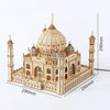 LG904 Castle 3D Wooden Puzzle Children Educational Toys DIY Handmade Ornaments
