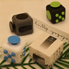 3 PCS Decompression Cube Toy Adult Decompression Dice, Colour:  Black+Green