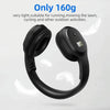 A8 Charging Version Portable Digital Display FM Headphone(Black)
