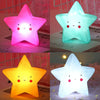 3 PCS Stars Night Light Baby Care Bedside Decoration Light(Yellow)