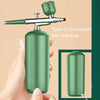 Handheld Home Sprayer Face High Pressure Oxygen Hydration Beauty Instrument(2133 Green)
