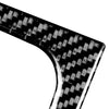 2 in 1 Car Carbon Fiber Water Cup Holder Panel Decorative Sticker for Honda Civic 8th Generation 2006-2011, Left and Right Drive Universal