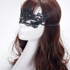 Halloween Masquerade Party Dance Sexy Lady Lace Crown Mask(Black)